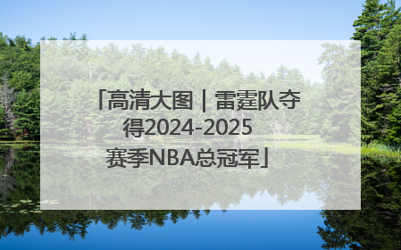 高清大图｜雷霆队夺得2024-2025赛季NBA总冠军