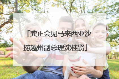 龚正会见马来西亚沙捞越州副总理沈桂贤