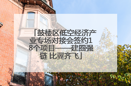 鼓楼区低空经济产业专场对接会签约18个项目——建圈强链 比翼齐飞