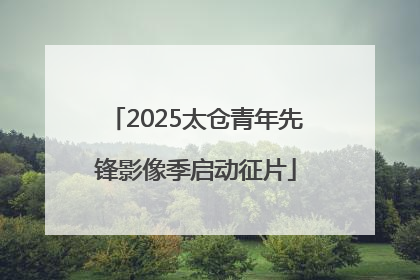 2025太仓青年先锋影像季启动征片