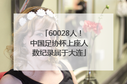 60028人！中国足协杯上座人数纪录属于大连